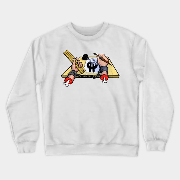 Art & Money Crewneck Sweatshirt by corykerr